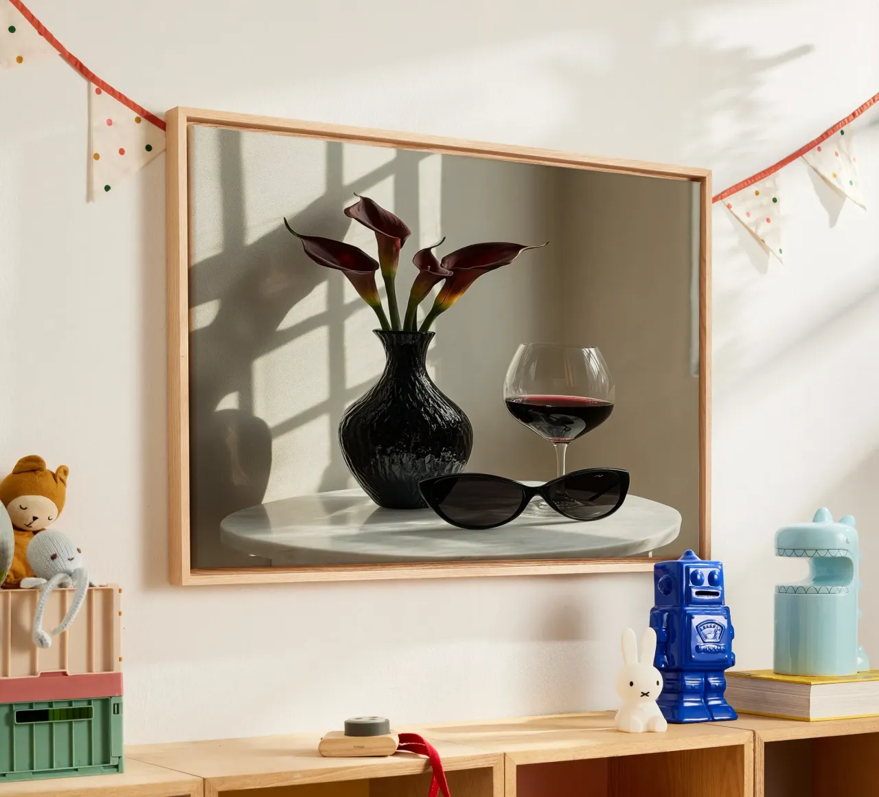 Impero di velluto tela con Cornice a cassetta da PhotoVibe Decor