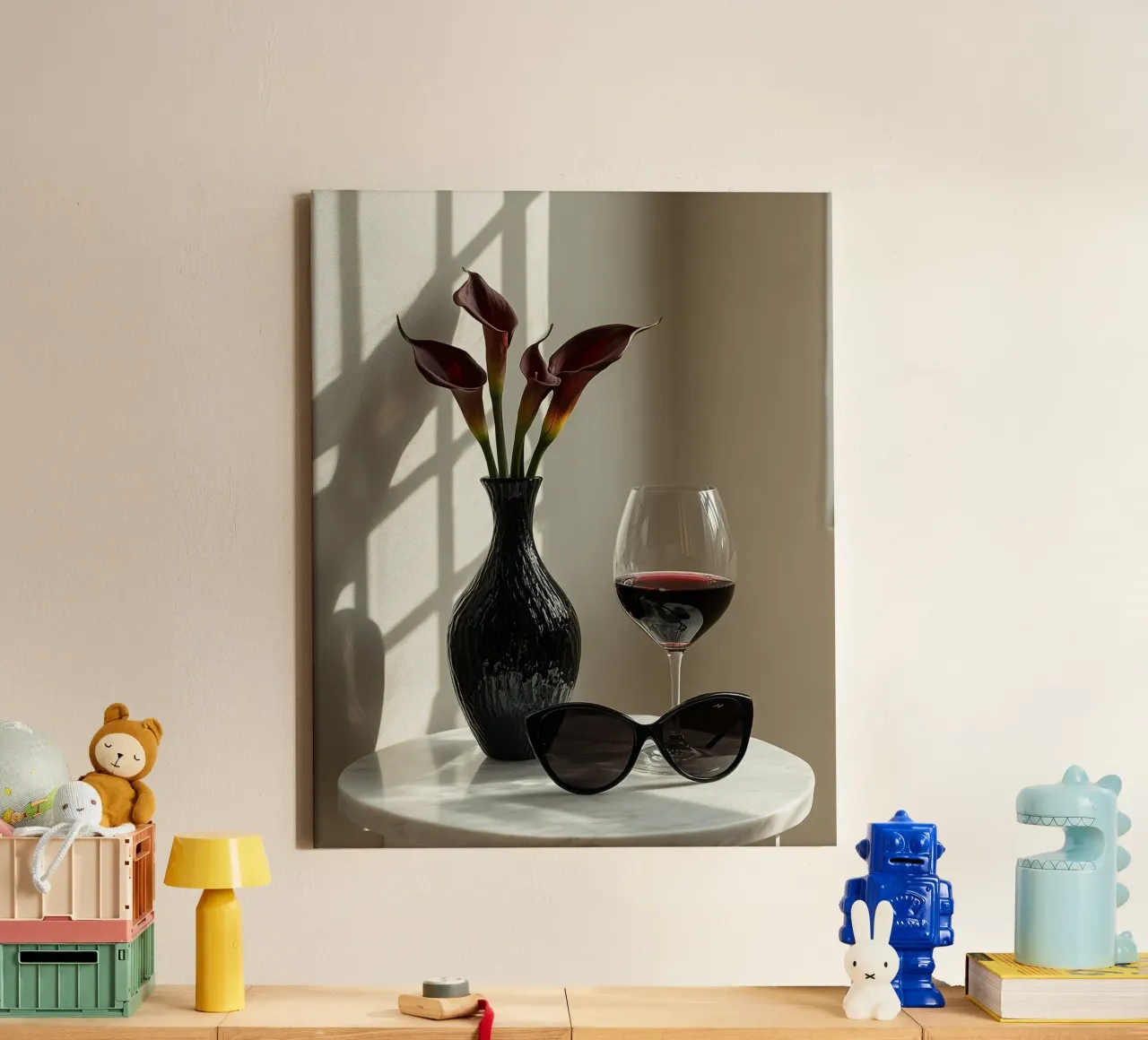 Impero di velluto tela con Cornice a cassetta da PhotoVibe Decor