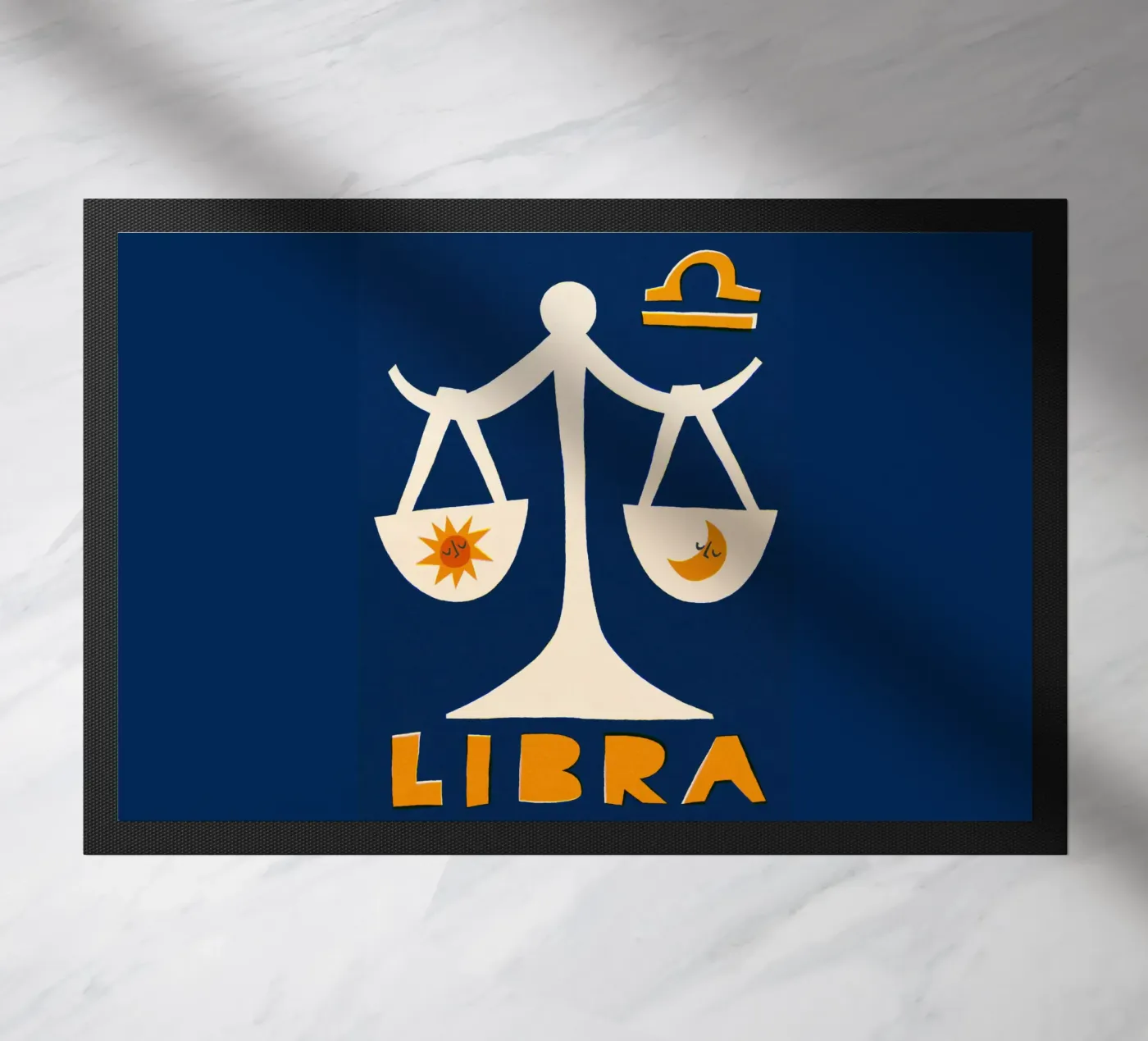 Libra Zodiac doormat by Fox & Velvet