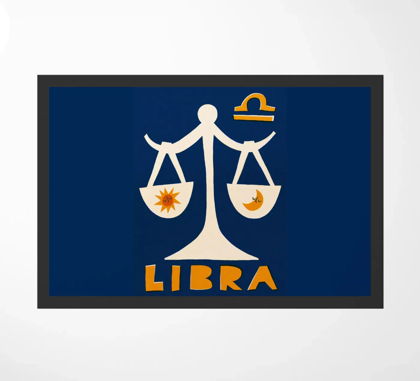Libra Zodiac doormat by Fox & Velvet