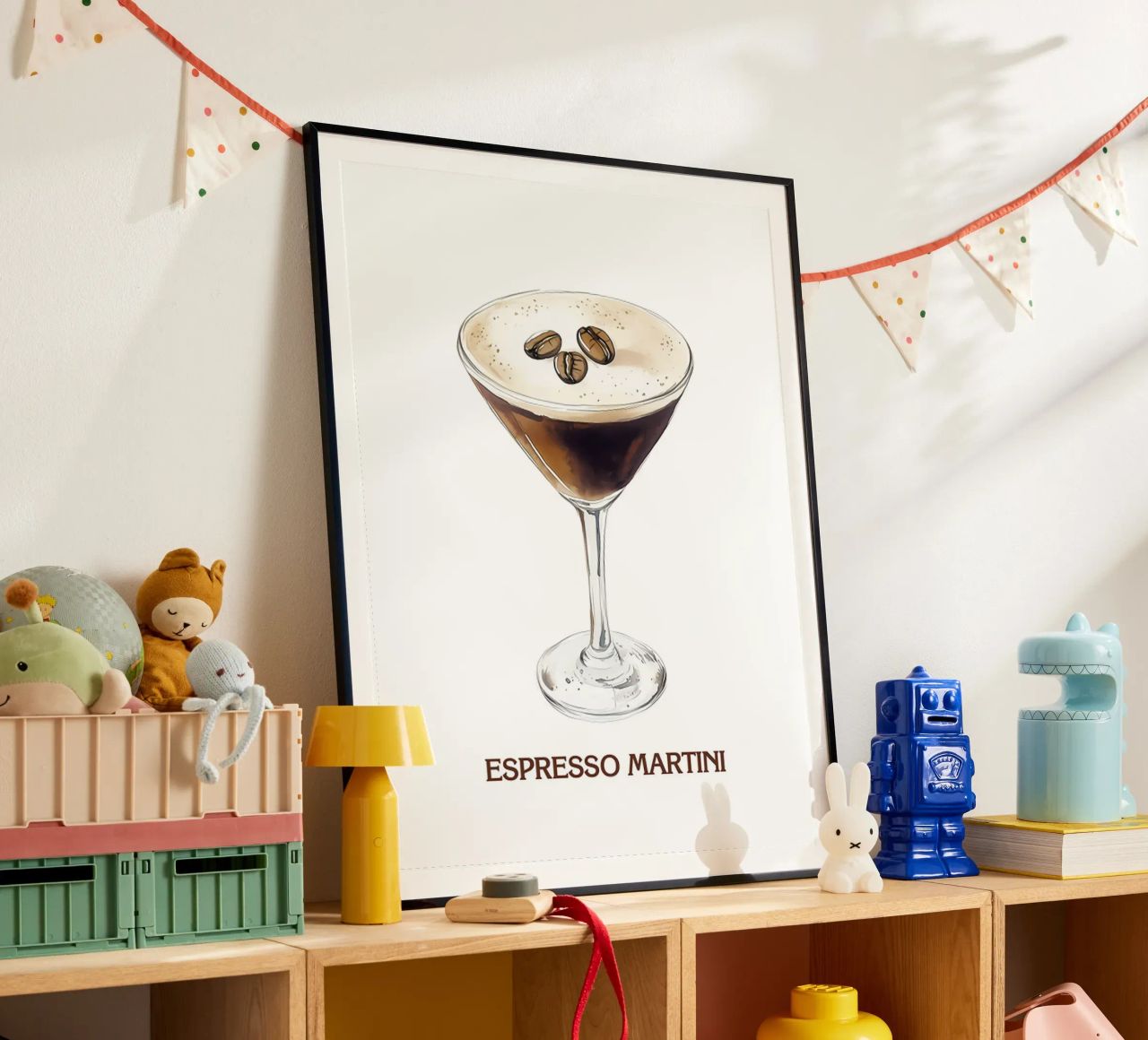 Espresso-Martini-Glas Poster von Millie shop