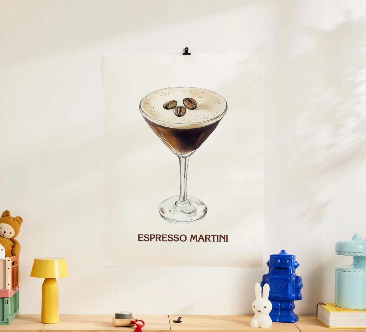 Espresso-Martini-Glas Poster von Millie shop