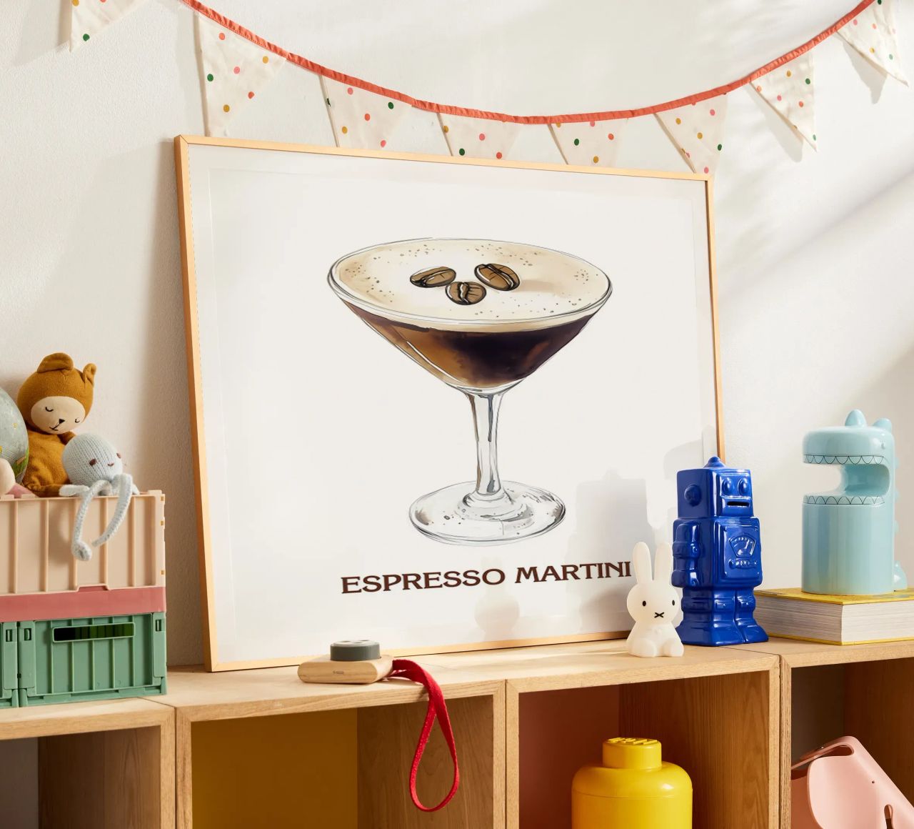 Espresso-Martini-Glas Poster von Millie shop