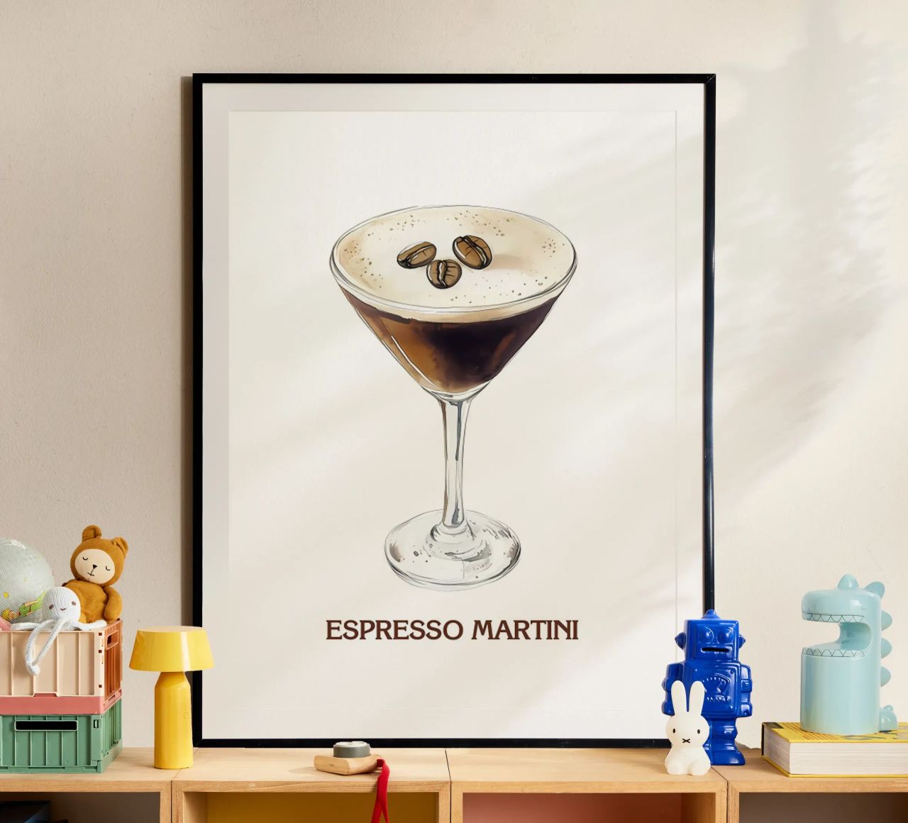 Espresso-Martini-Glas Poster von Millie shop