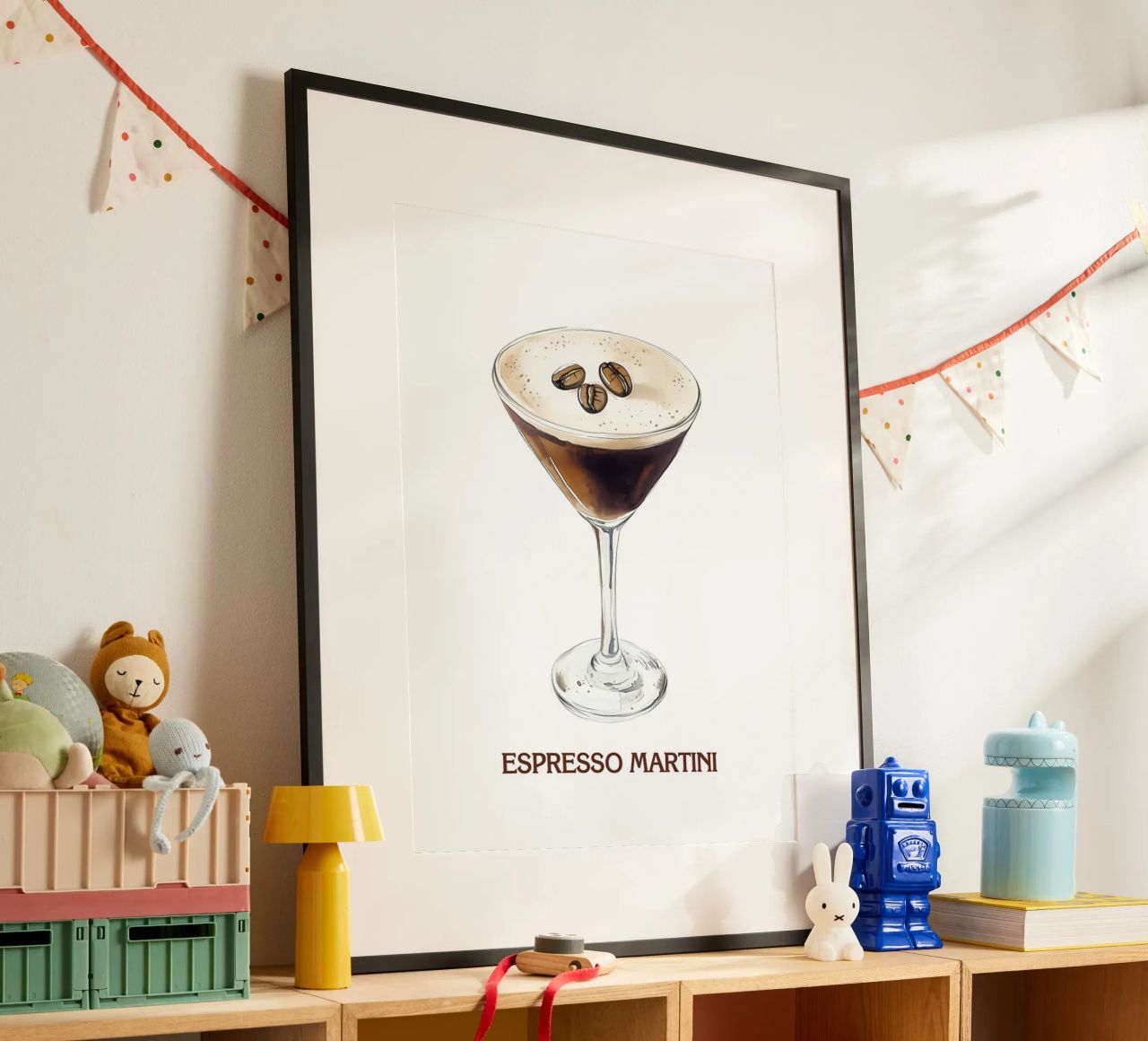 Espresso-Martini-Glas Poster von Millie shop