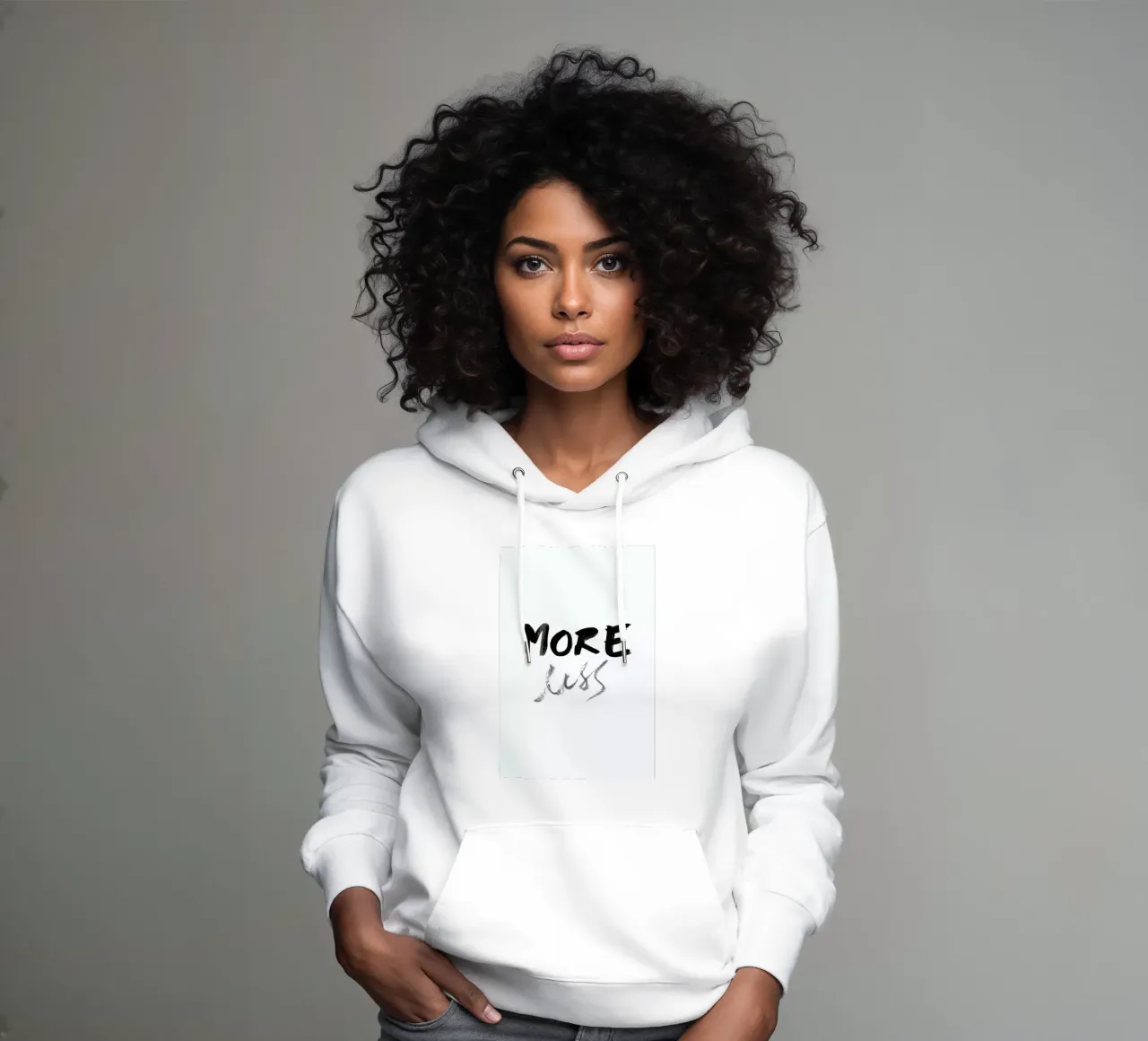 More less hoodie by Magdalena Lindstedt