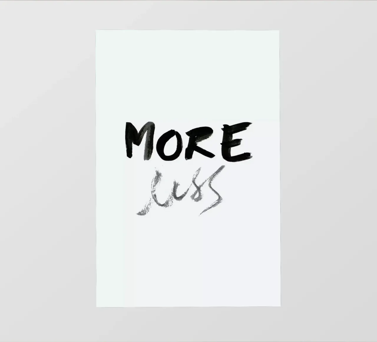 More less pellicola backlit da Magdalena Lindstedt