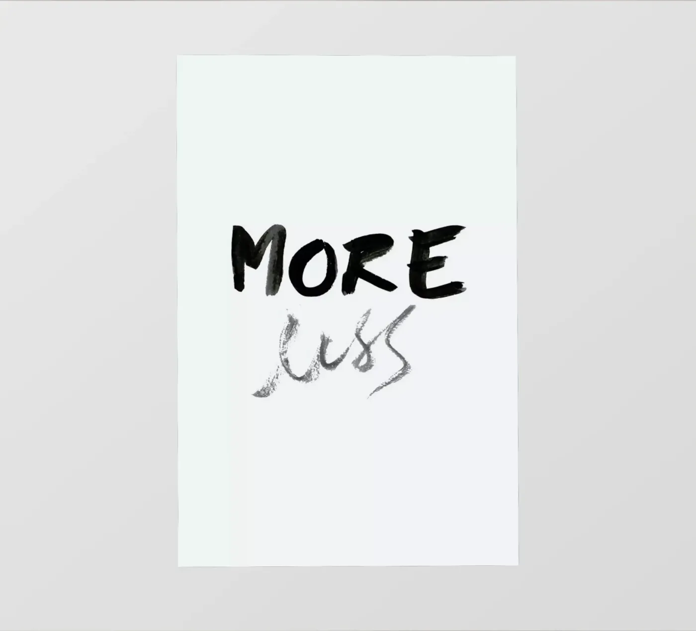 More less pellicola backlit da Magdalena Lindstedt