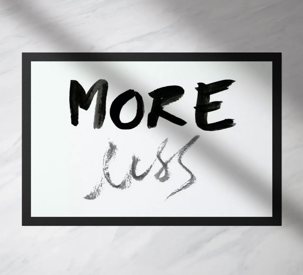 More less doormat by Magdalena Lindstedt