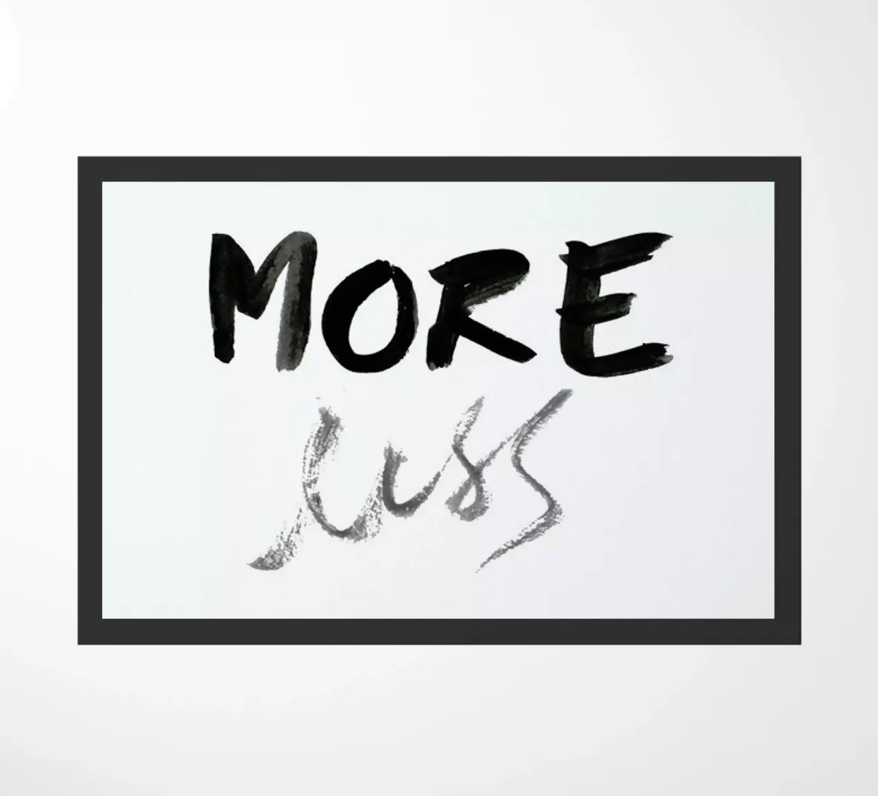 More less doormat by Magdalena Lindstedt