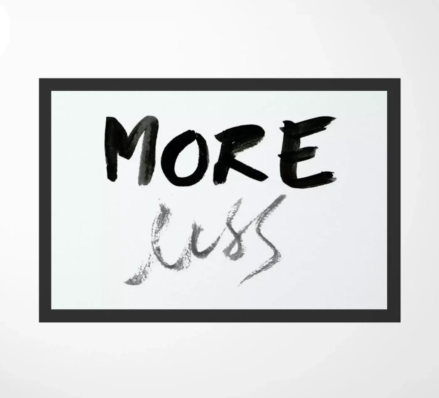 More less doormat by Magdalena Lindstedt
