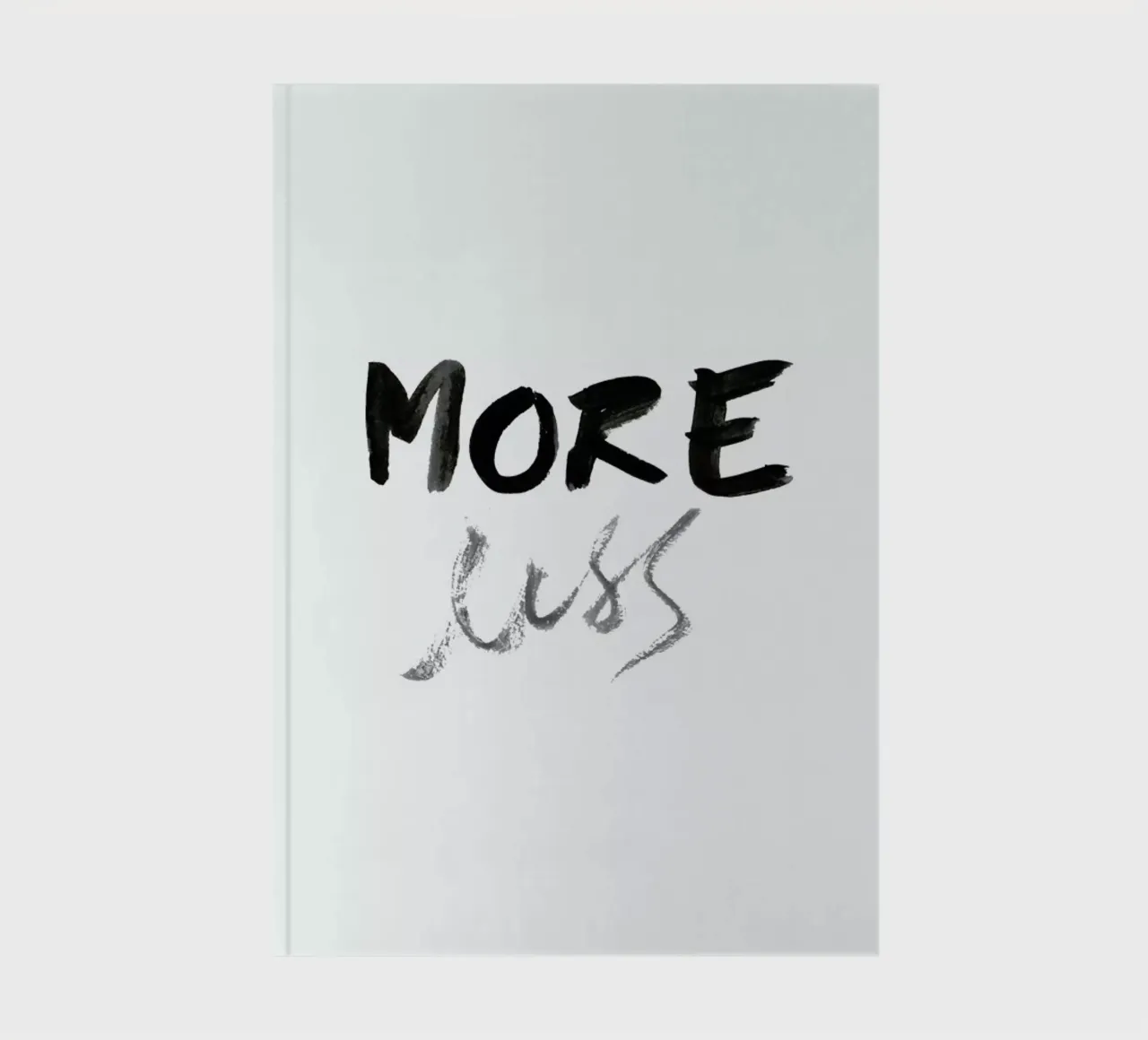 More less notebook by Magdalena Lindstedt