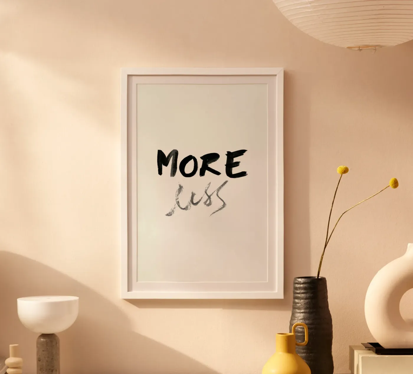 More less poster da Magdalena Lindstedt