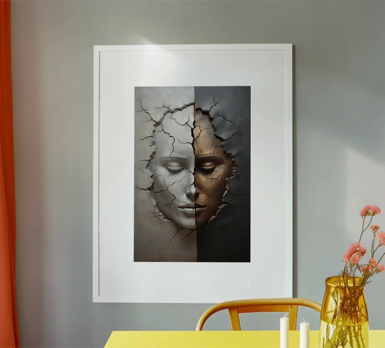 Arte da parete di Imagine poster con telaio in plastica da Imagine