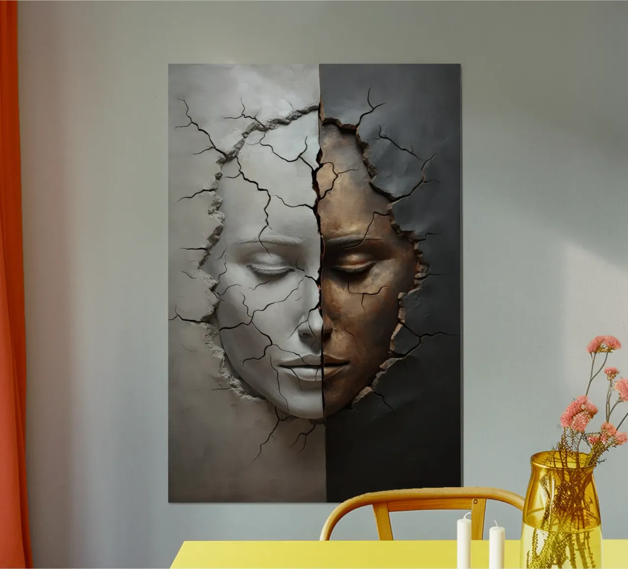 Arte da parete di Imagine poster con telaio in plastica da Imagine