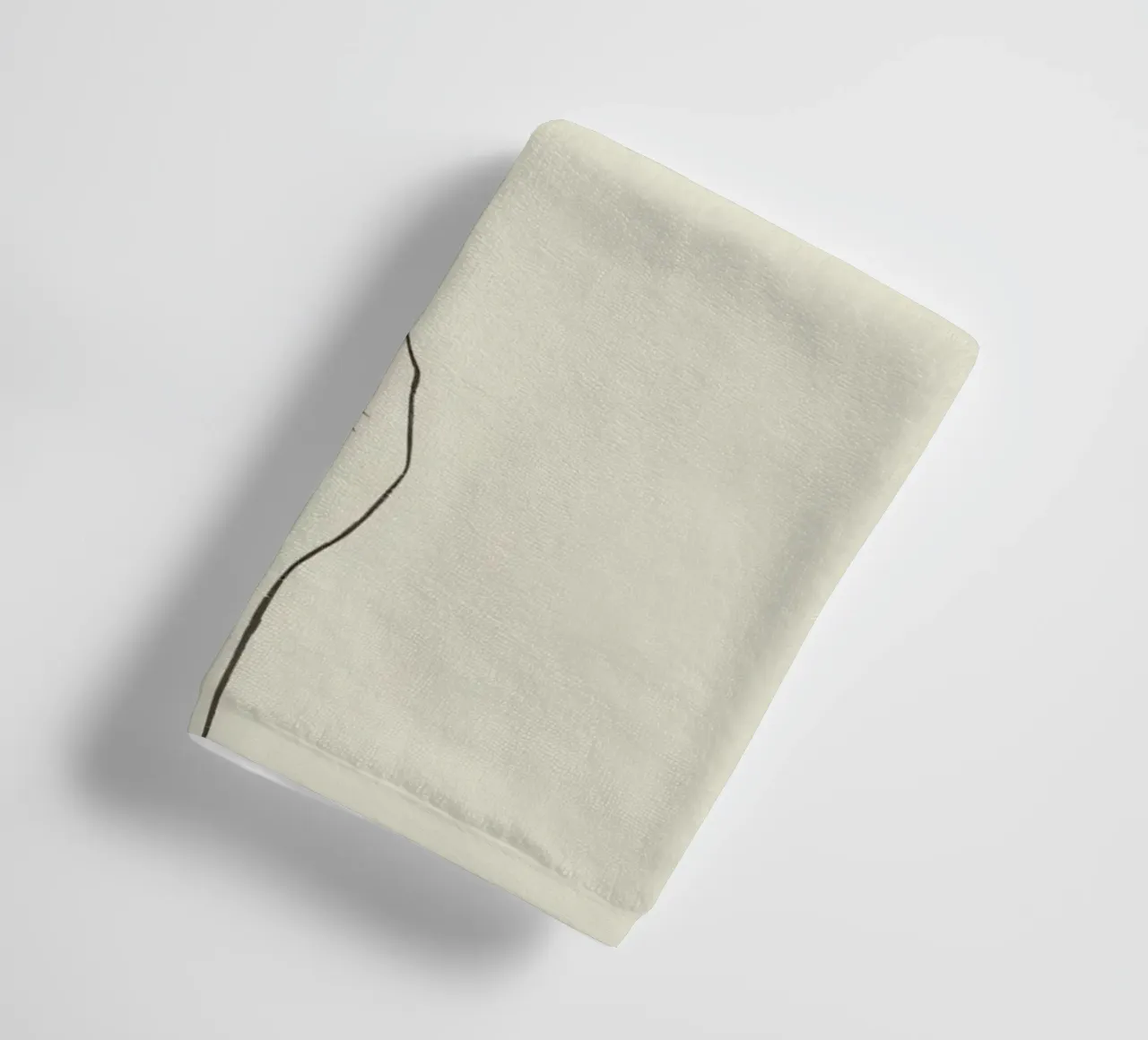 Hand holding a balloon in a minimalistic artistic style towel by DesignDoodle