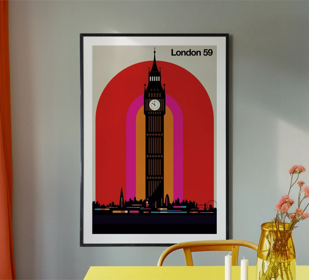 London 59 poster by Bo Lundberg