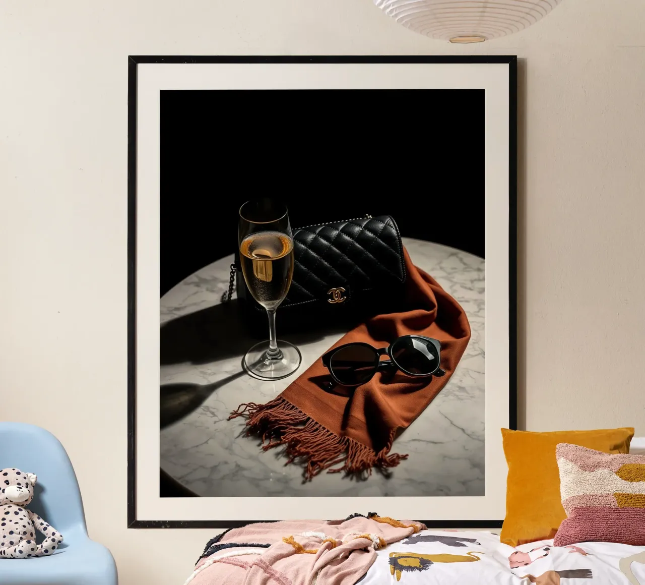 Impero di velluto poster con telaio in plastica da PhotoVibe Decor