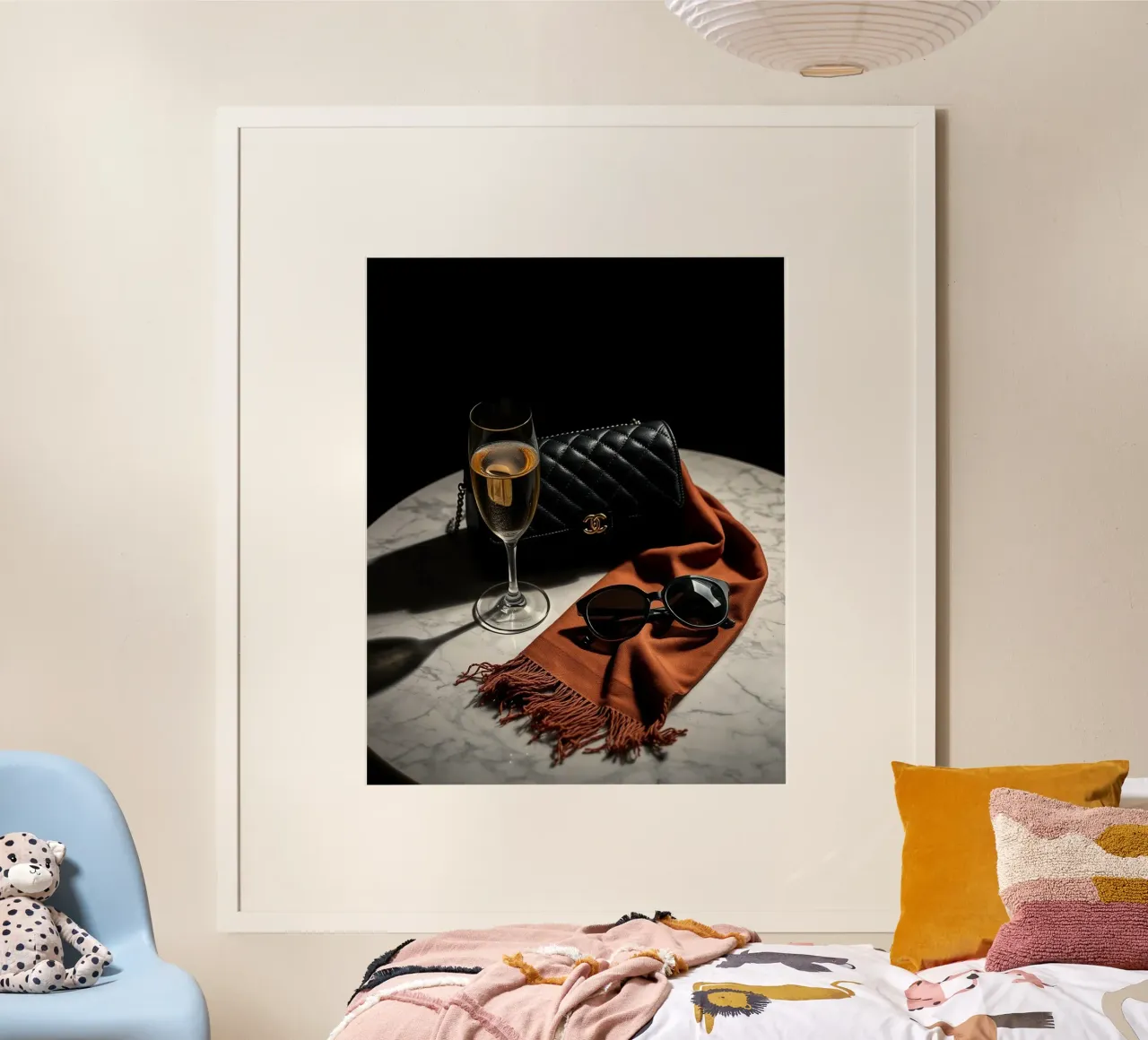 Impero di velluto poster con telaio in plastica da PhotoVibe Decor
