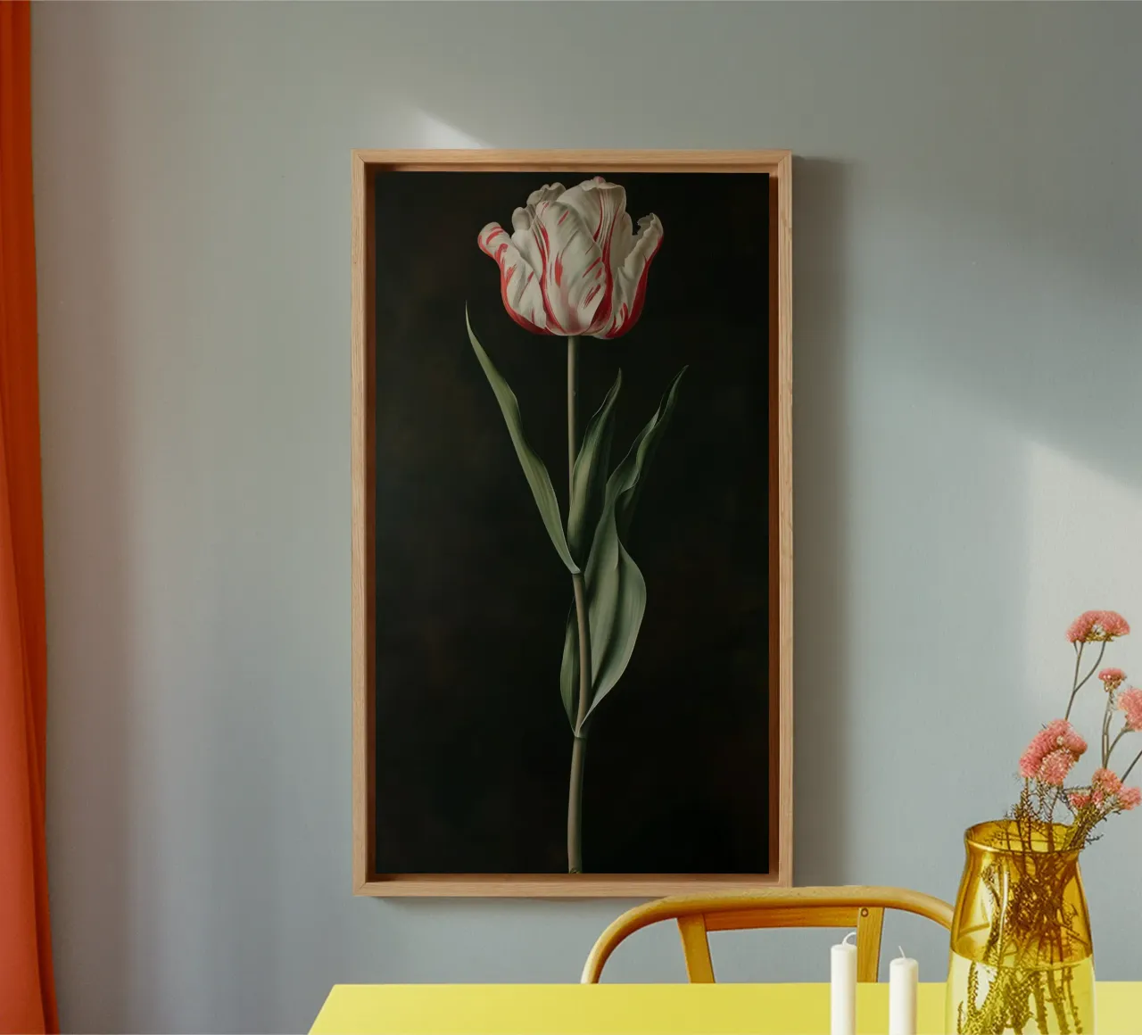 Muurkunst van Imagine canvas met Baklijst van Imagine