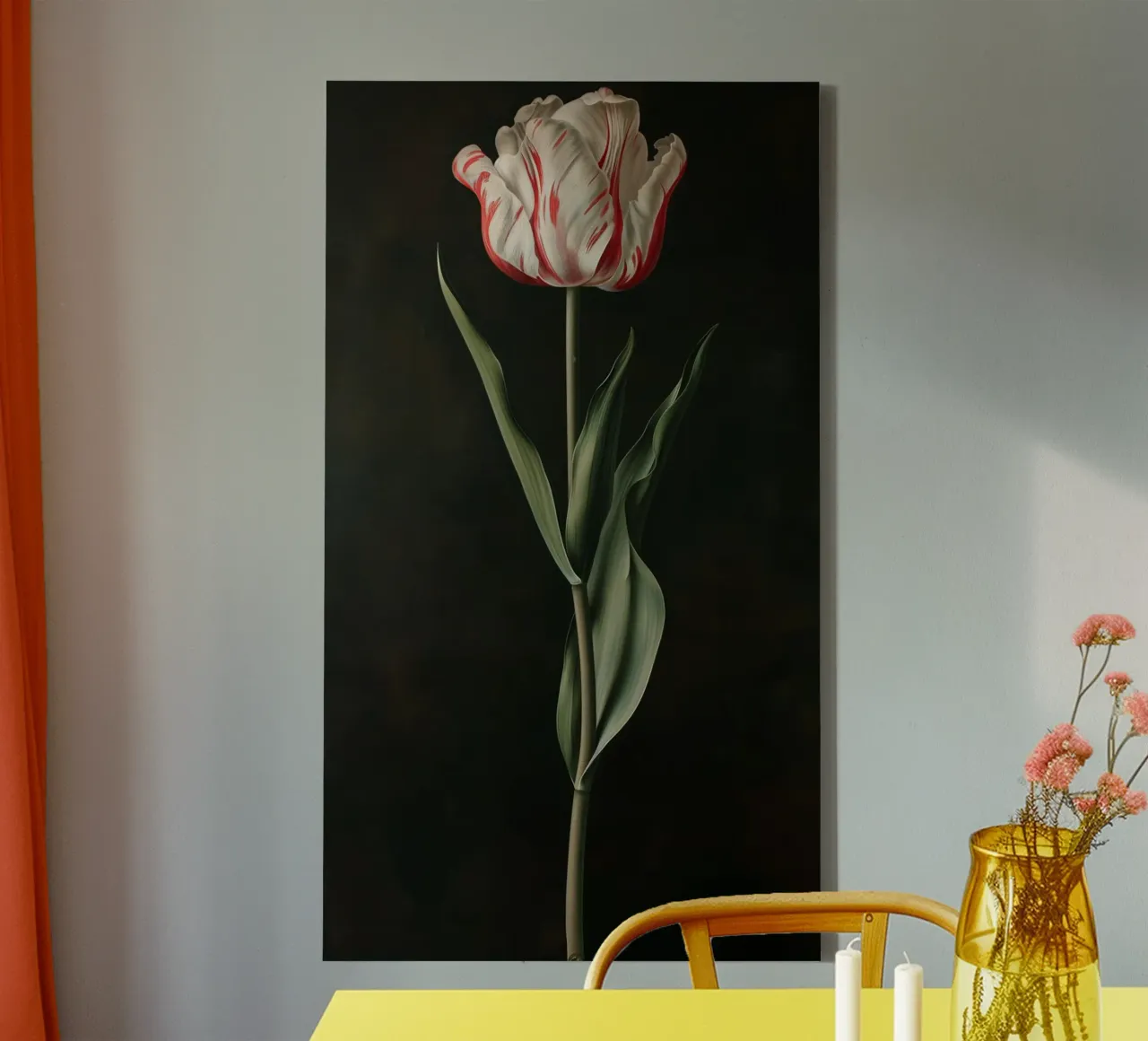 Muurkunst van Imagine canvas met Baklijst van Imagine