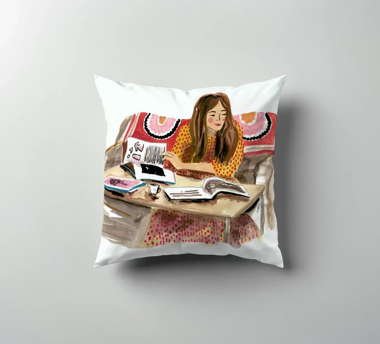 Lady 2 cuscino da Laura Page