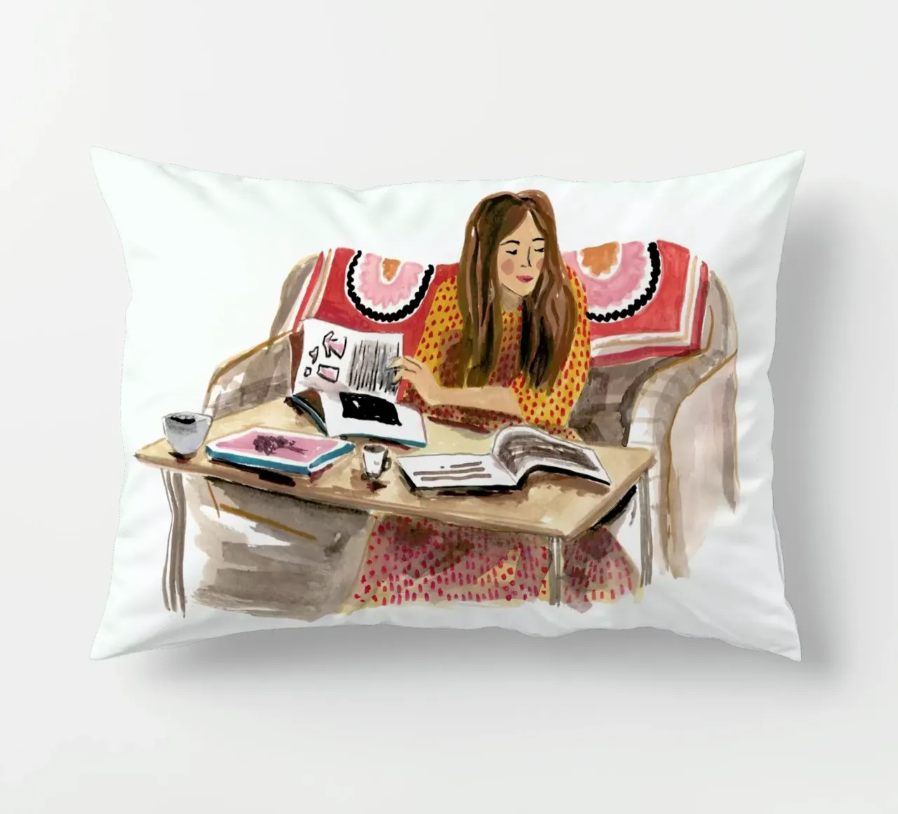 Lady 2 cuscino da Laura Page