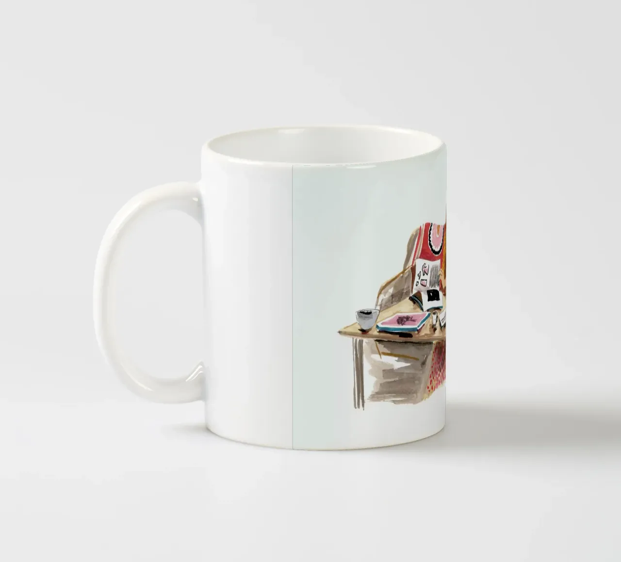 Lady 2 tazza in ceramica da Laura Page