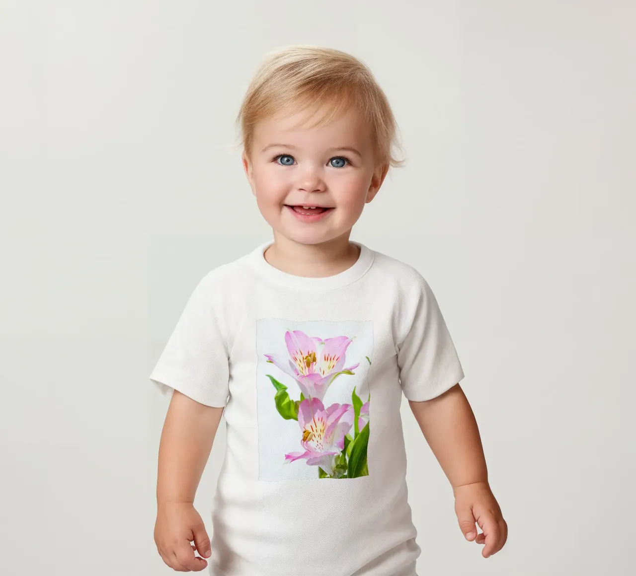 flora studies #5 baby t-shirt by rafael campezato
