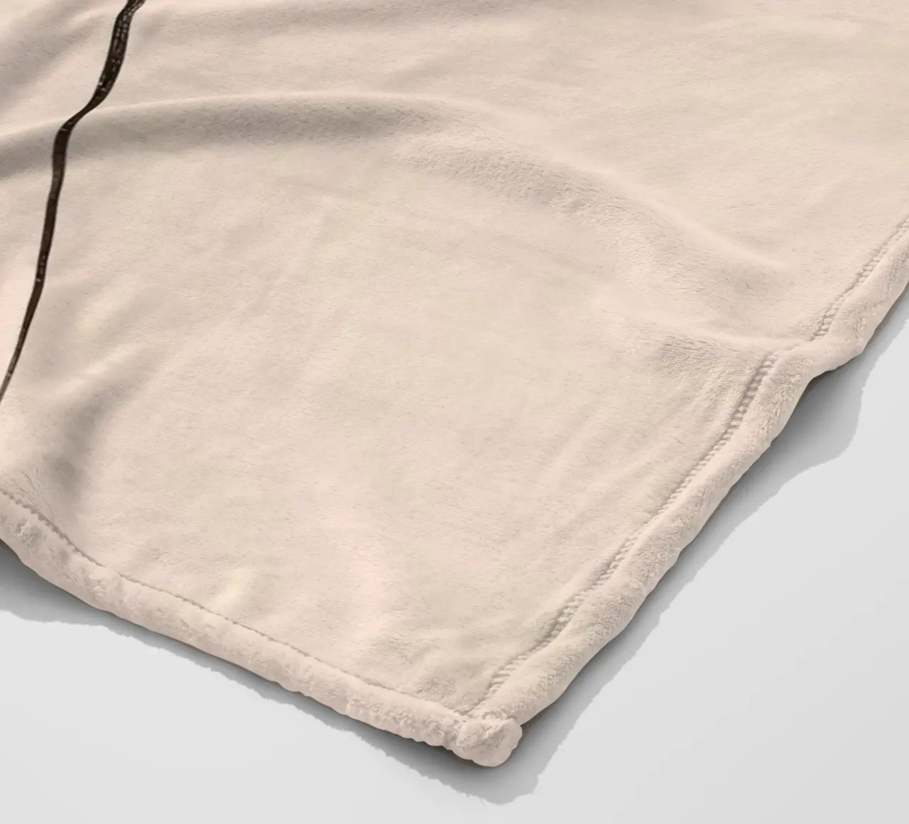Mano alzata in segno di saluto su un semplice disegno pastello coperta in pile da DesignDoodle
