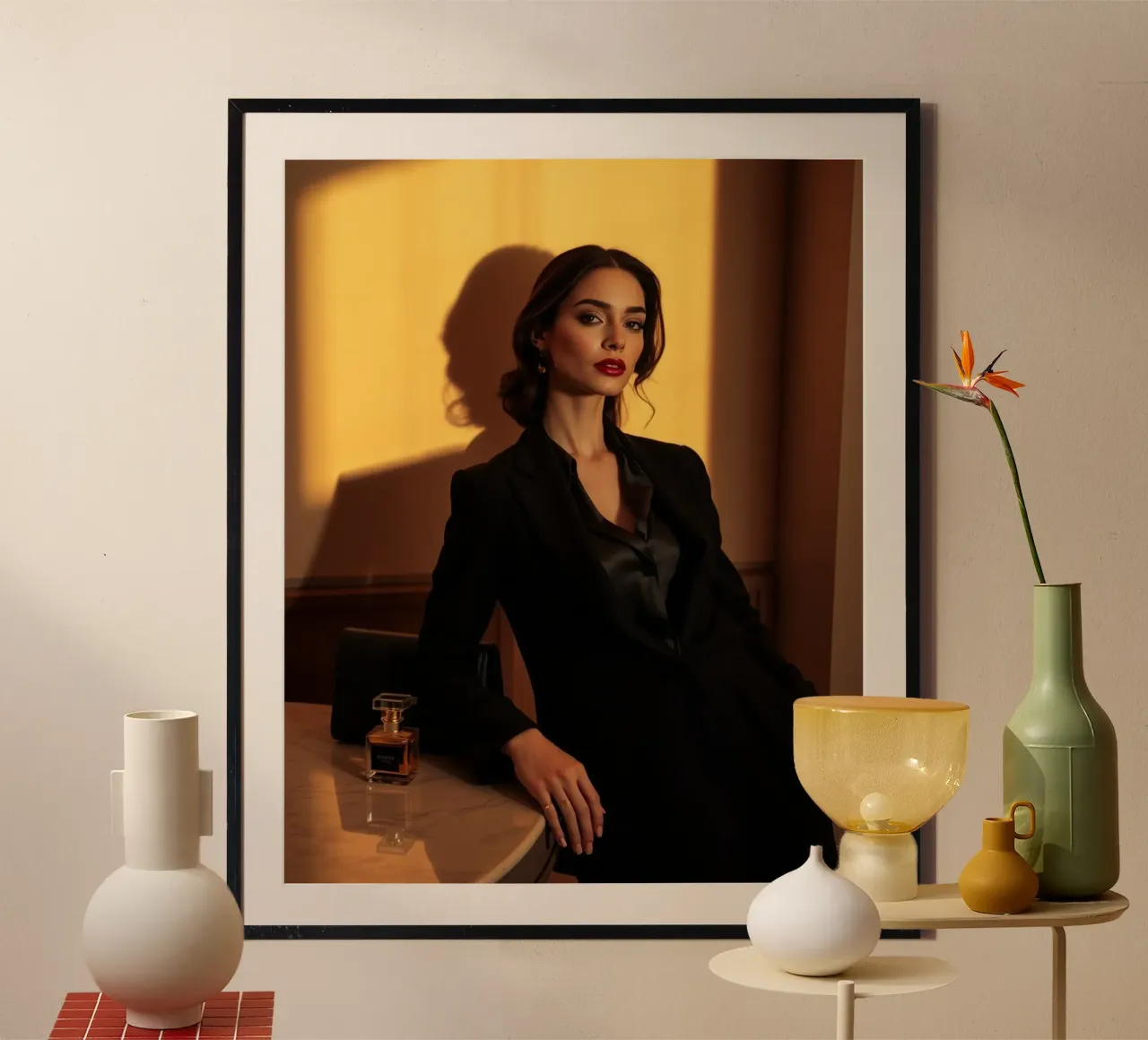 Impero di velluto poster con telaio in plastica da PhotoVibe Decor