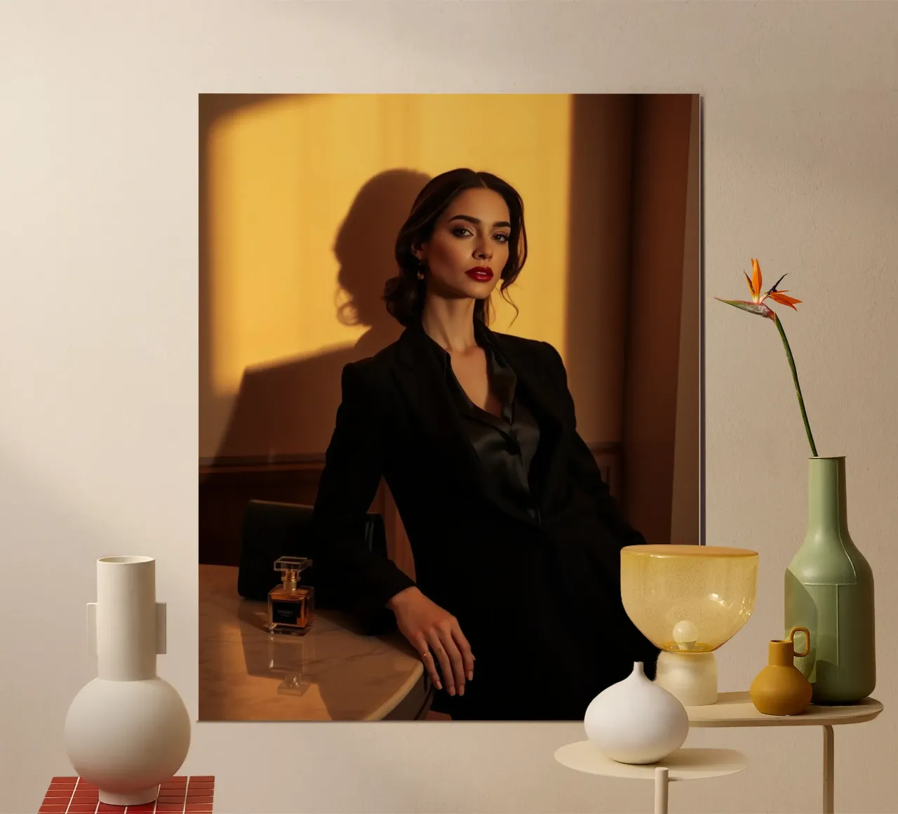 Impero di velluto poster con telaio in plastica da PhotoVibe Decor