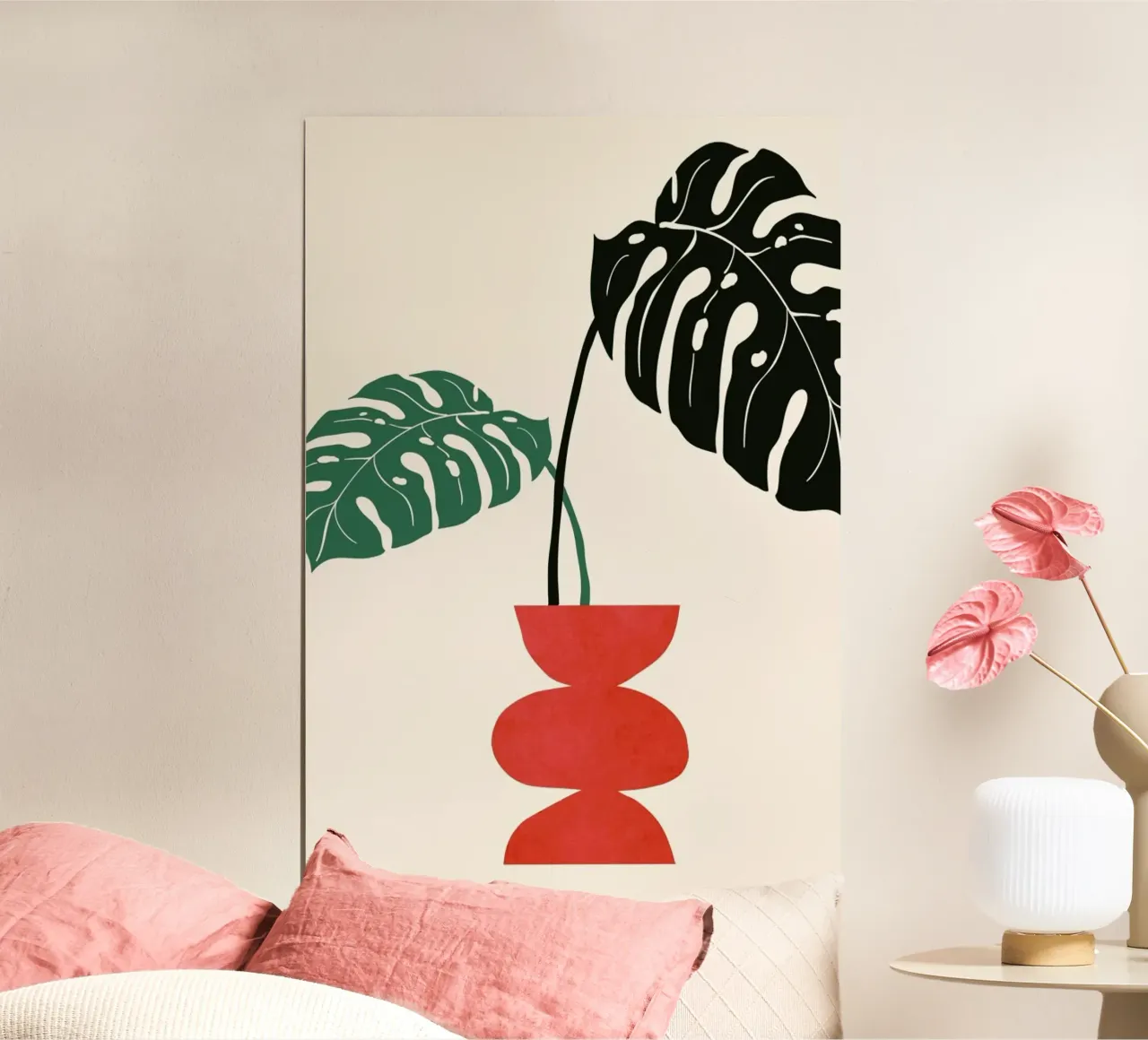 Sweet Days poster con telaio in plastica da Kubistika