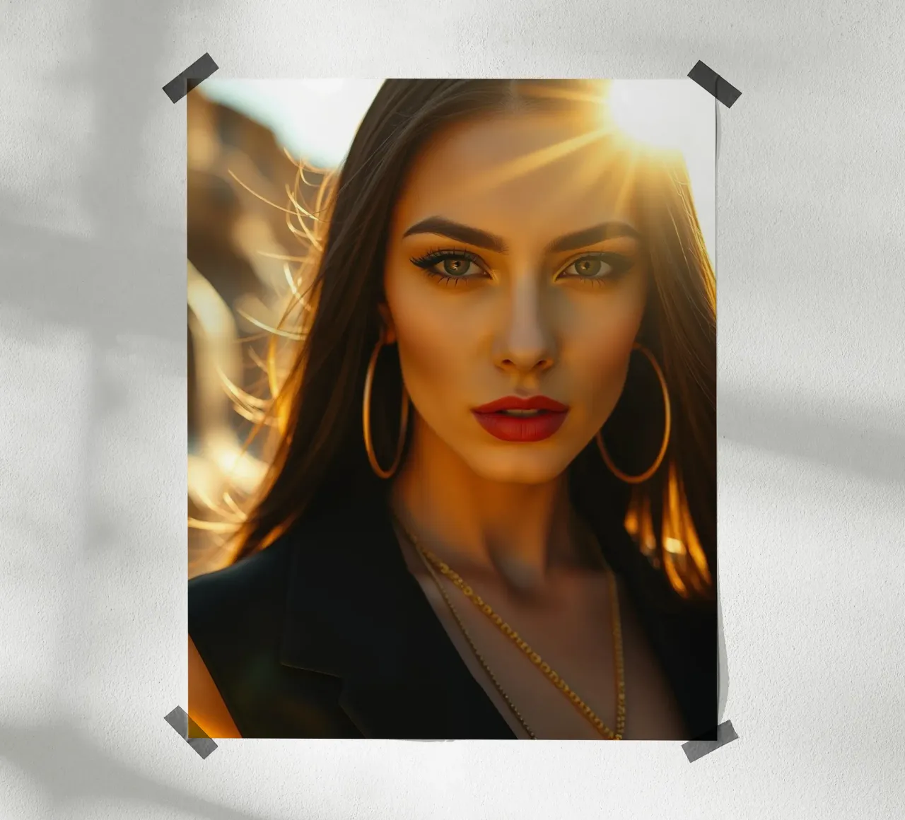 Impero di velluto poster con telaio in plastica da PhotoVibe Decor