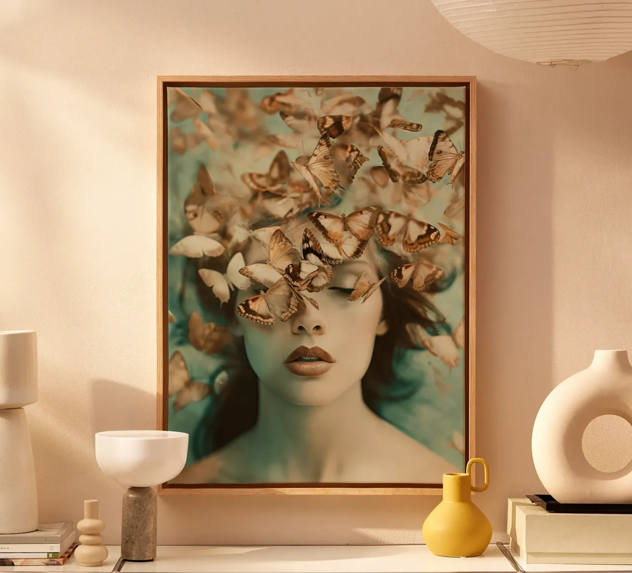 Wall-art by Imagine canvas with Floater frame by Imagine