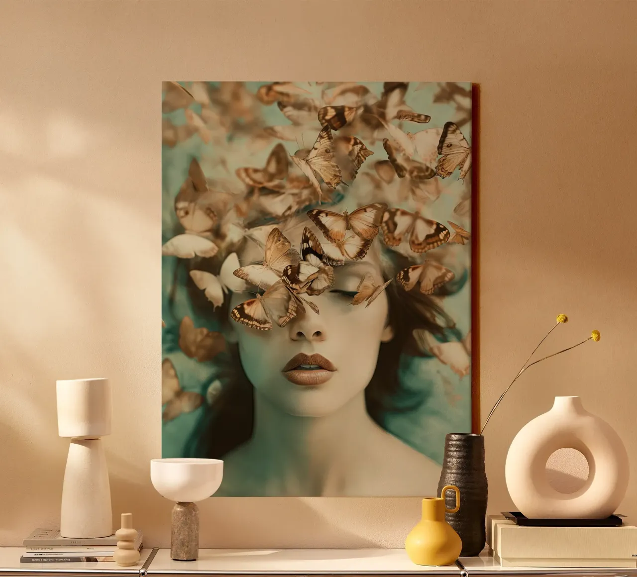Wall-art by Imagine canvas with Floater frame by Imagine