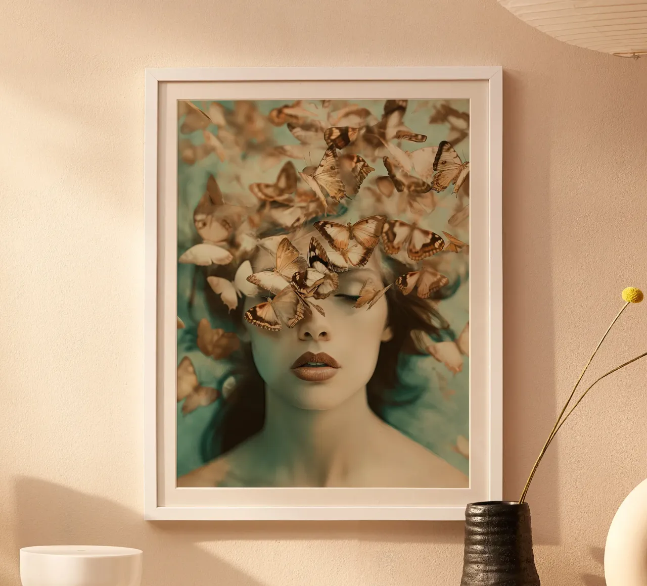 Arte da parete di Imagine poster con telaio in alluminio da Imagine
