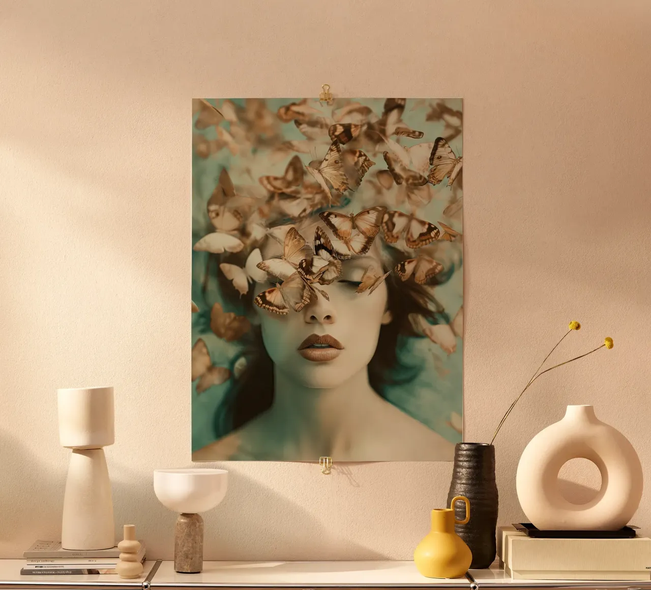 Arte da parete di Imagine poster con telaio in alluminio da Imagine