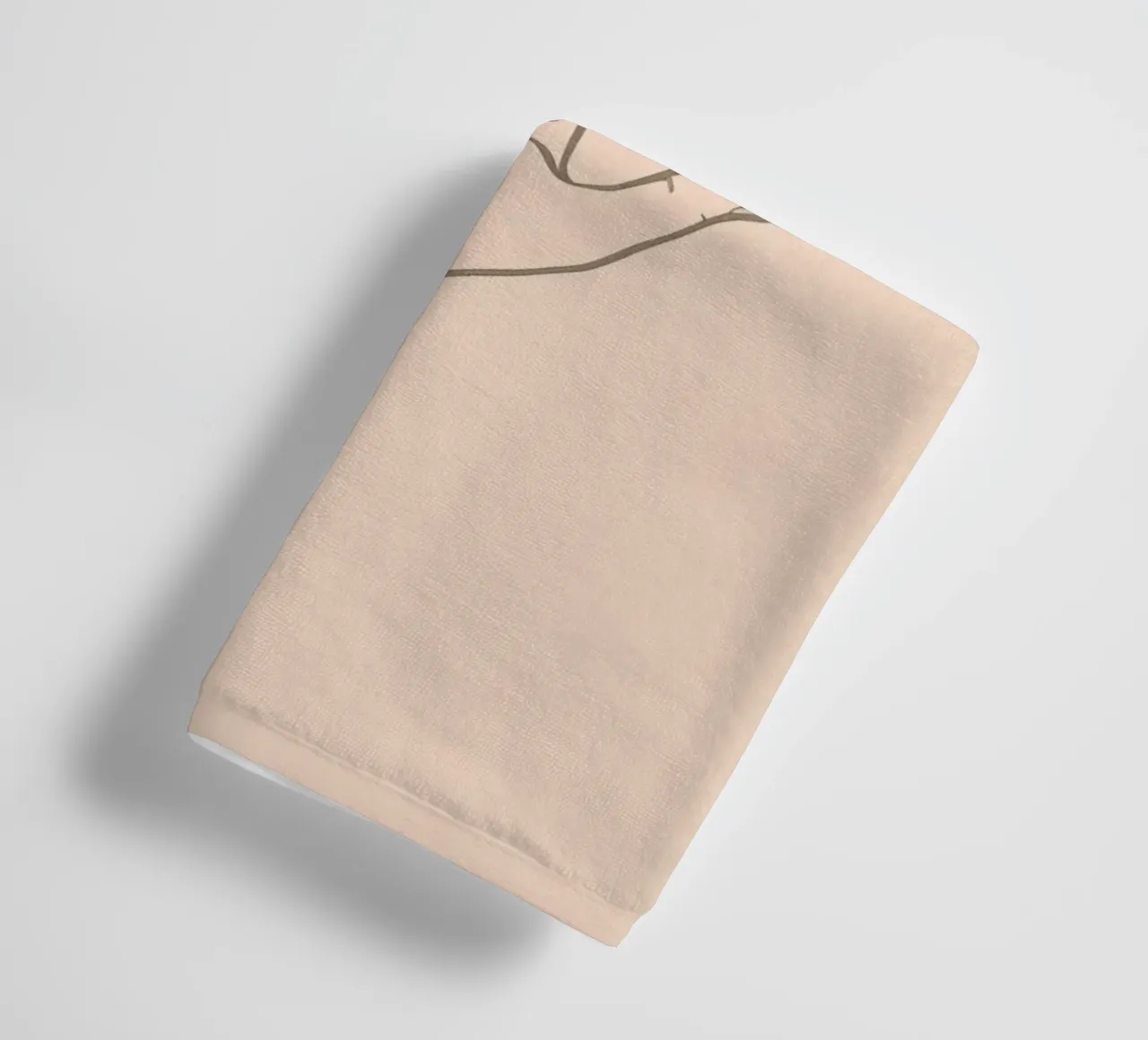 Hand raised with pastel background symbolizing communication towel by DesignDoodle