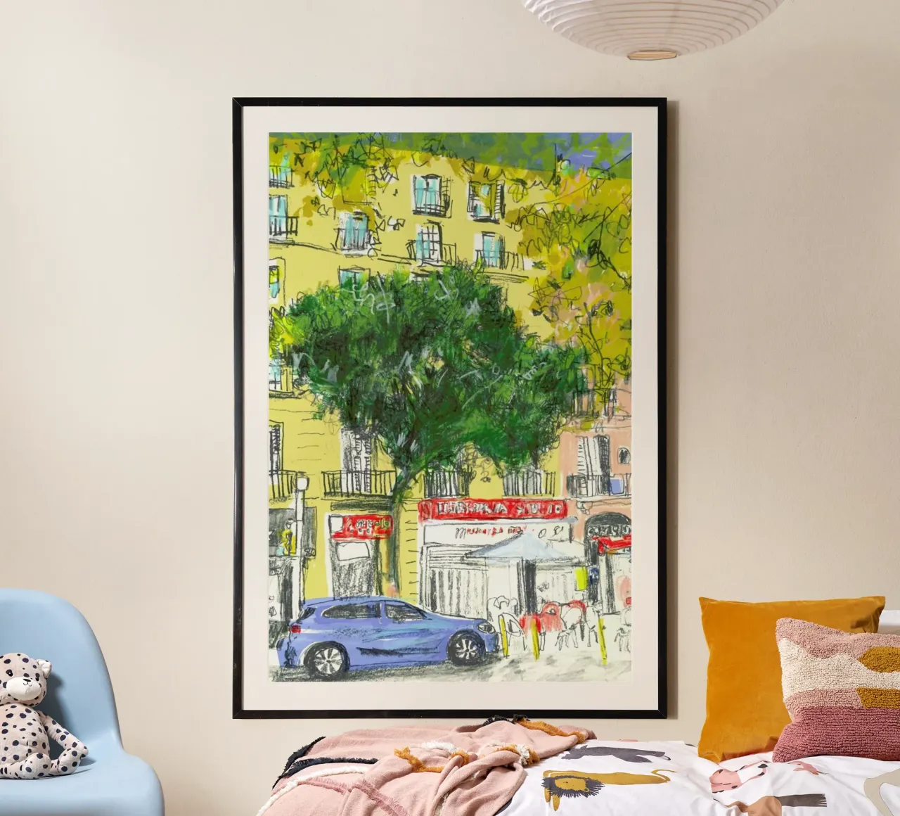 Blue Car poster da Stars Above Us