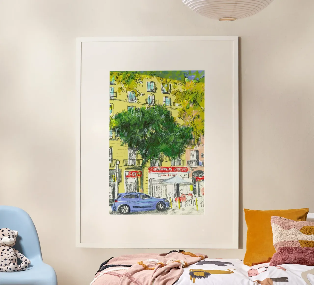 Blue Car poster da Stars Above Us