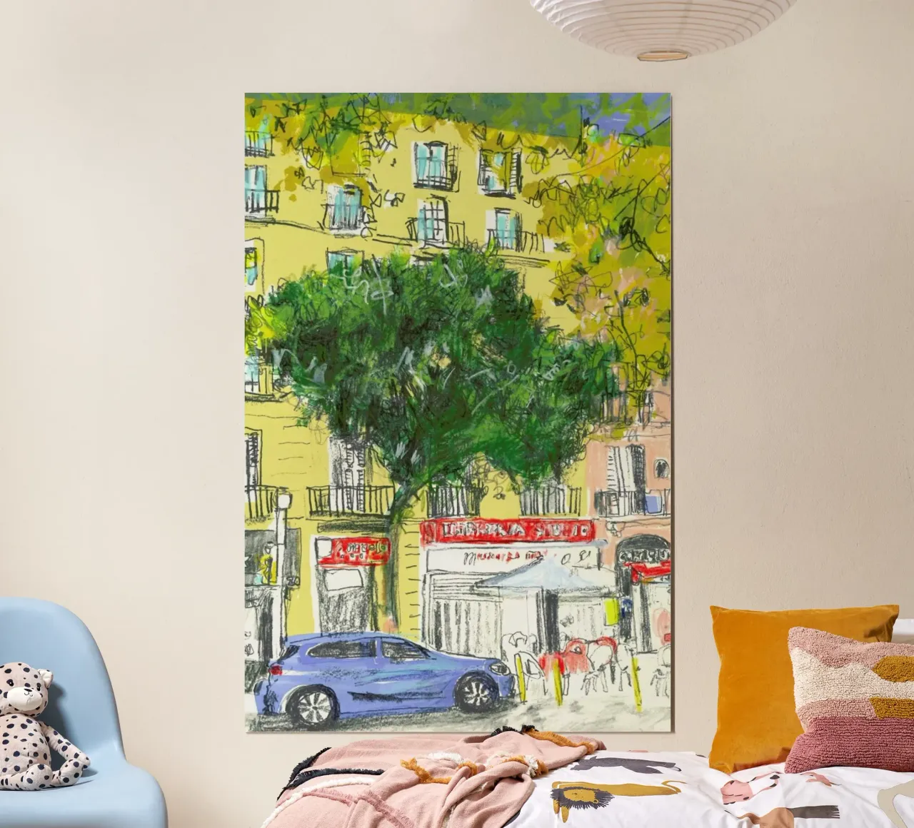 Blue Car poster da Stars Above Us