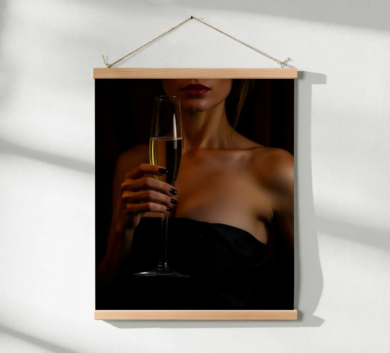 Impero di velluto poster con telaio in plastica da PhotoVibe Decor