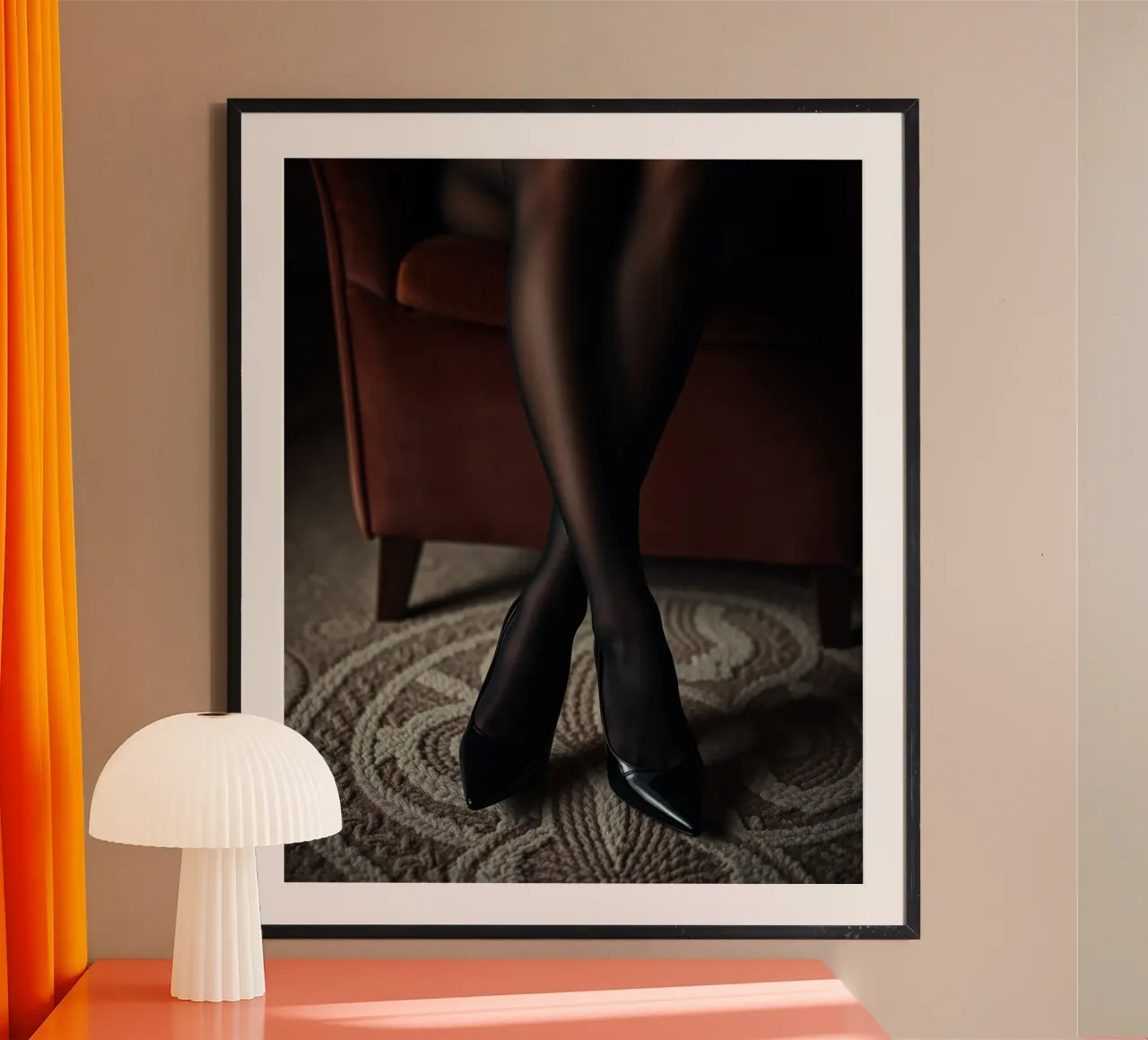 Impero di velluto poster con telaio in plastica da PhotoVibe Decor