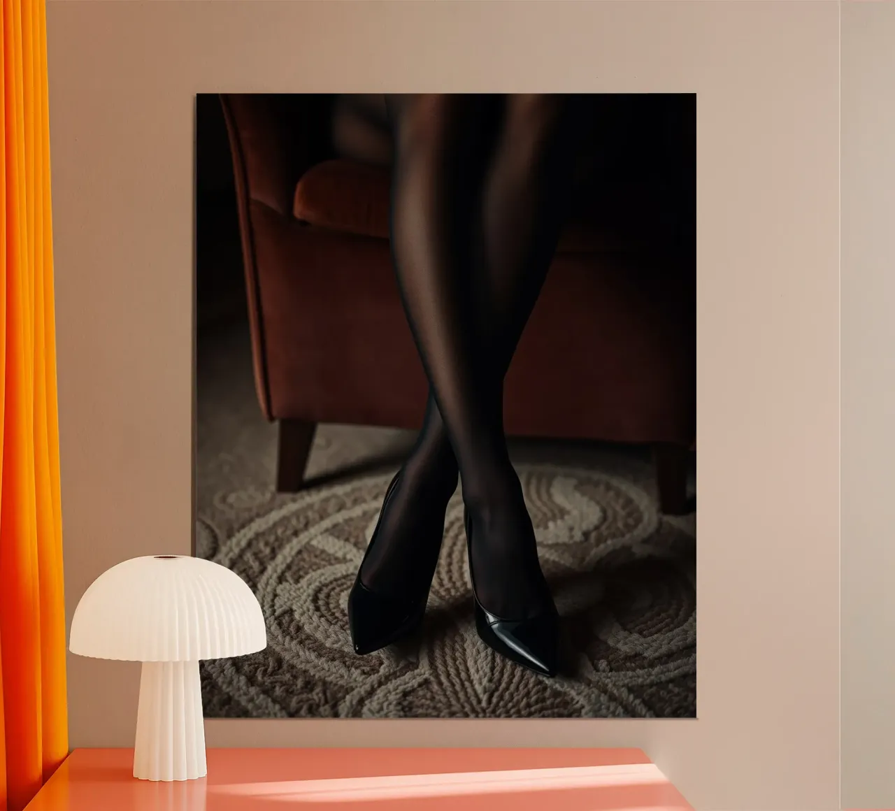 Impero di velluto poster con telaio in plastica da PhotoVibe Decor