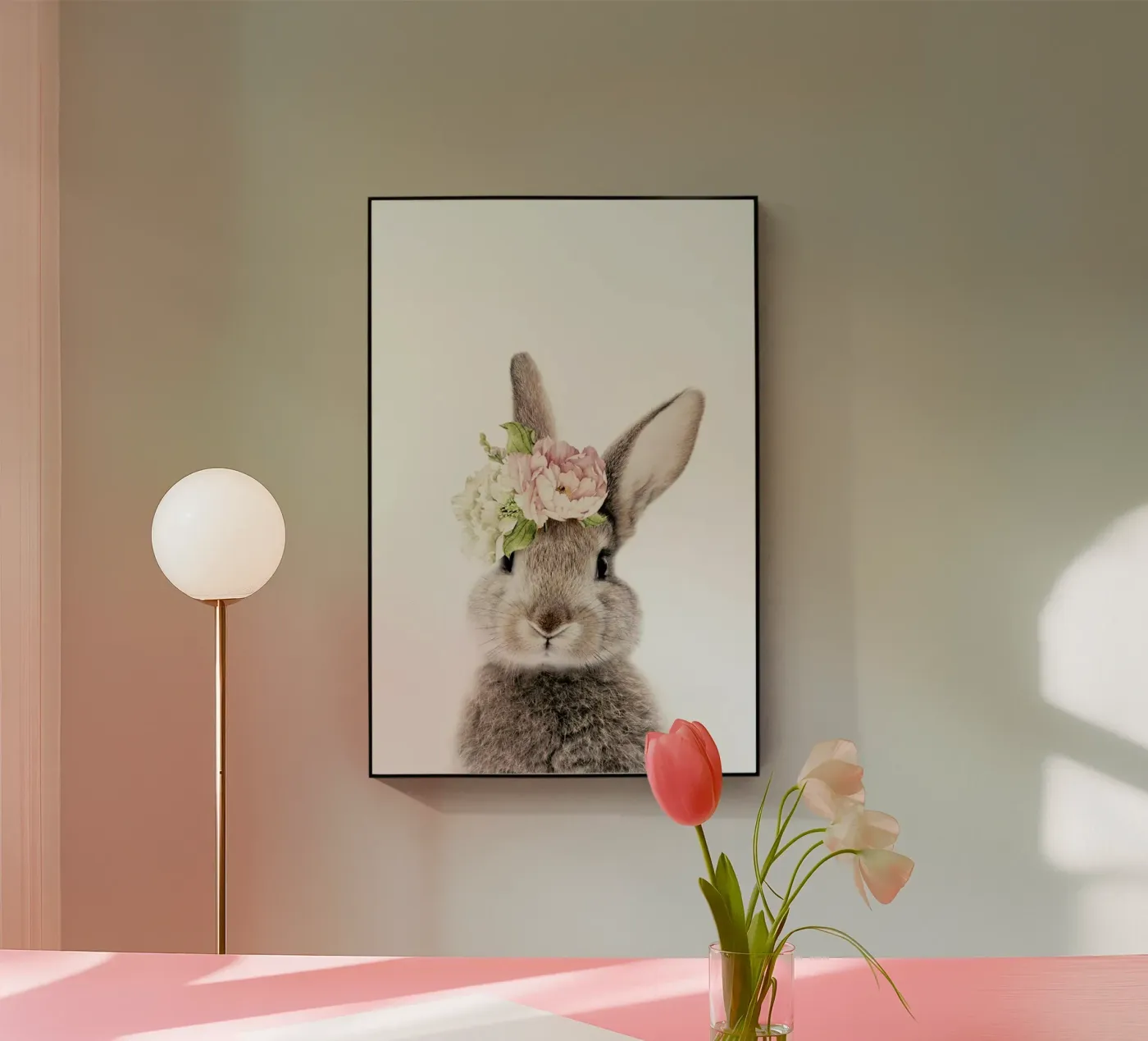 Floral Bunny plexiglass da Lila & Lola