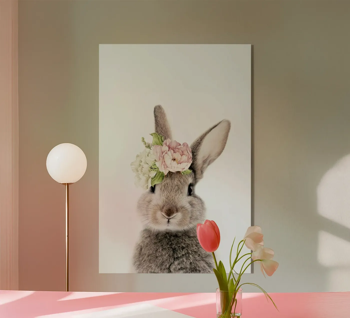 Floral Bunny plexiglass da Lila & Lola