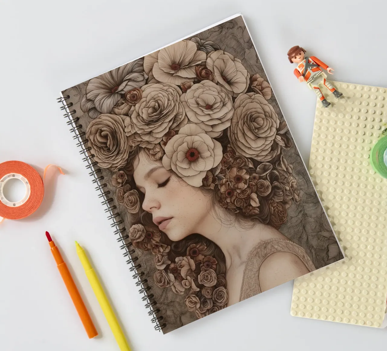 Wall-art by Imagine spiral notebook by Imagine