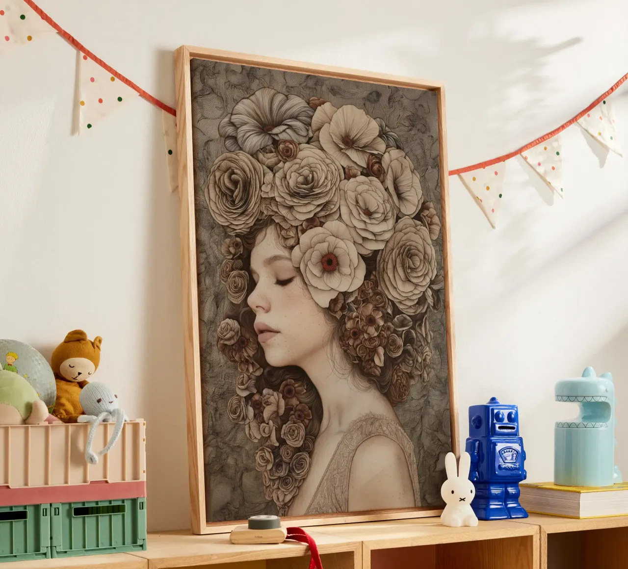Wall-art by Imagine canvas with Floater frame by Imagine