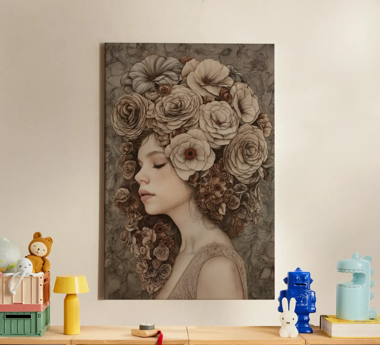 Wall-art by Imagine canvas with Floater frame by Imagine